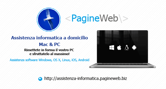 Trieste - Assistenza informatica a domicilio PC & Mac - Volantino